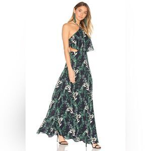 House of Harlow 1960 x Revolve Zoe Floral Maxi Dress in Falling Leaves  XS NWOT